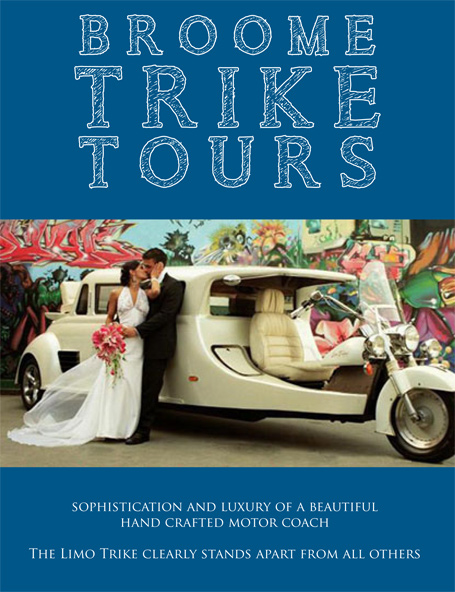 Broome Trike Tours weddings Kimberley